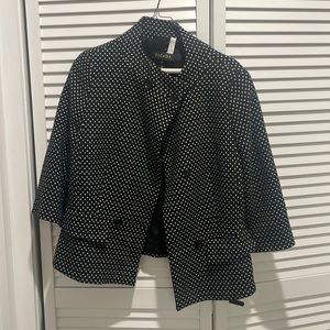 Escada black suit top